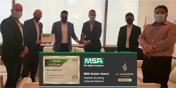 Al Masaood Oil & Gas granted with &ldquo;Golden Award&ldquo;