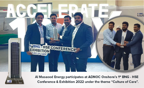 Al Masaood Energy participates at ADNOC HSE Conference & Exhibition 2022